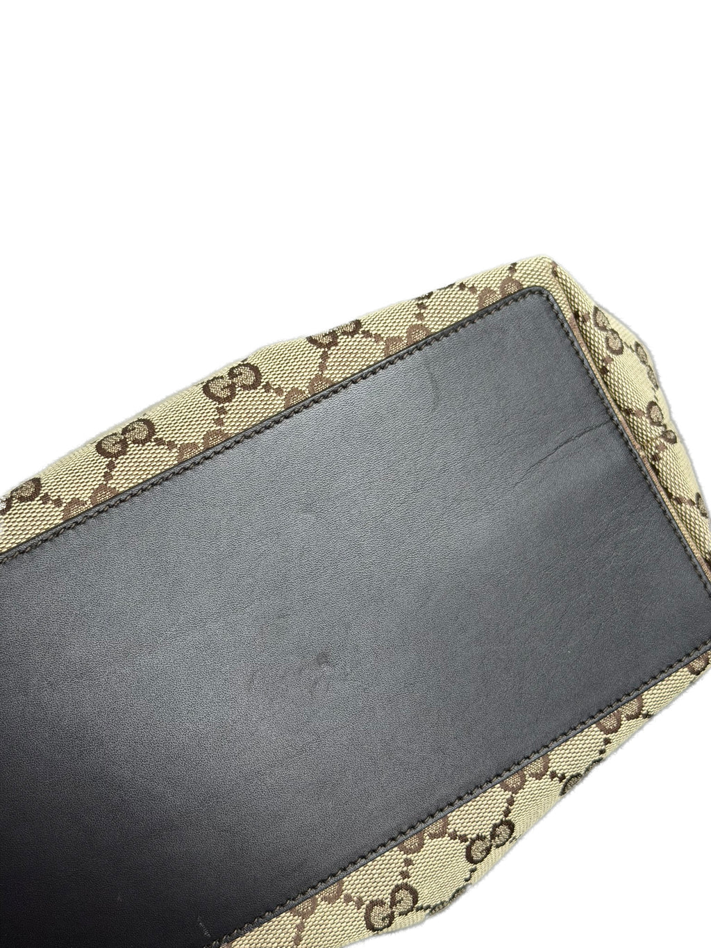 GUCCI GG Canvas Beige Tote Bag