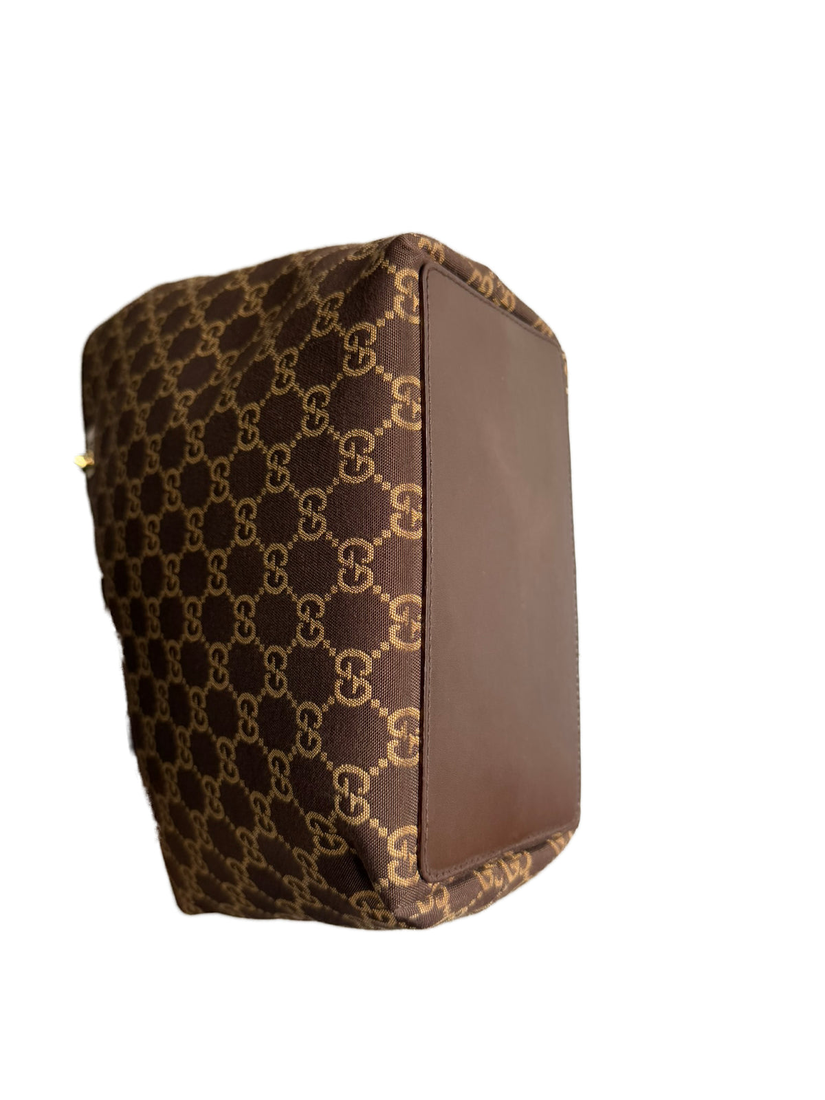 GUCCI GG Canvas Mini Tote Brown